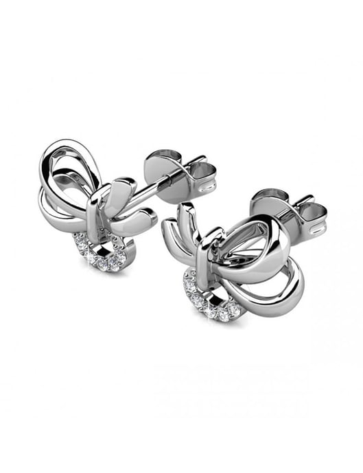 Posie Ohrringe - Silber und Kristall - Image 4