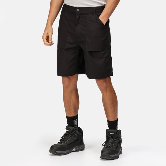 Regatta Mens New Action Sport Shorts (Schwarz) - Image 2