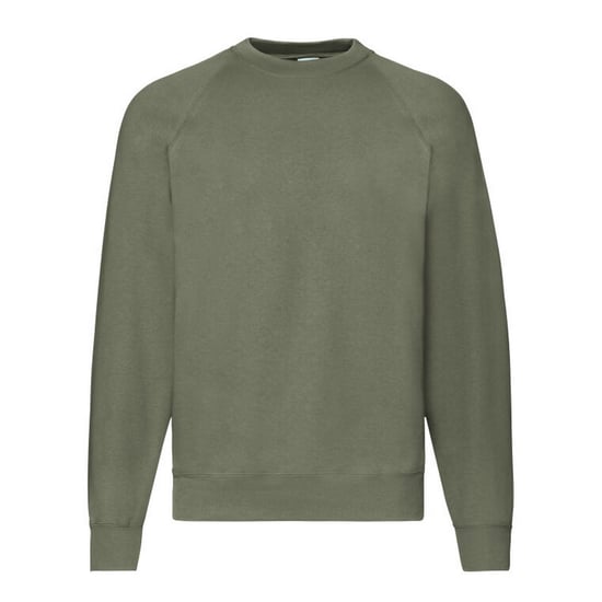 Fruit of the Loom - "Premium" Sweatshirt für Herren angesetzte Ärmel (Klassisch Olivgrün) - Image 1
