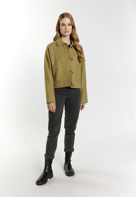 Dreimaster Übergangsjacke aus Wollgemisch Damen halloliv - Image 2