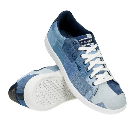 Le Coq Sportif Arthur Ashe De Nimes Mens Blue Trainers