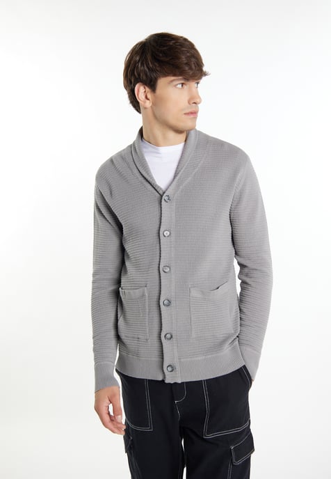 Mo Strickjacke Herren Grau - Image 3