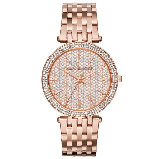 Michael Kors MK3439 Damenuhr Darci Rose Gold Pave - Image 1