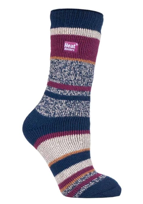 Heat Holders - Gemusterte warme Damen-Winter-Thermosocken 4-8 UK - Image 1