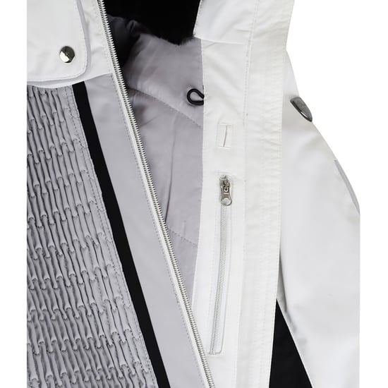Dare2B Womens/Ladies Statement Jacket (White/Silver)