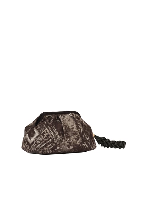 Laura Ashley – Schwarz-Silberfarbene Beuteltasche - Image 4