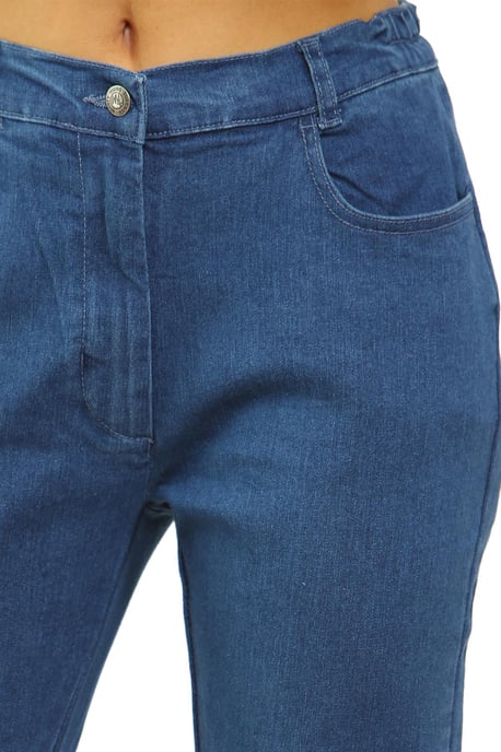 MYT Damen-Jeans mit seitlichem elastischem Bund in Blau - Image 4