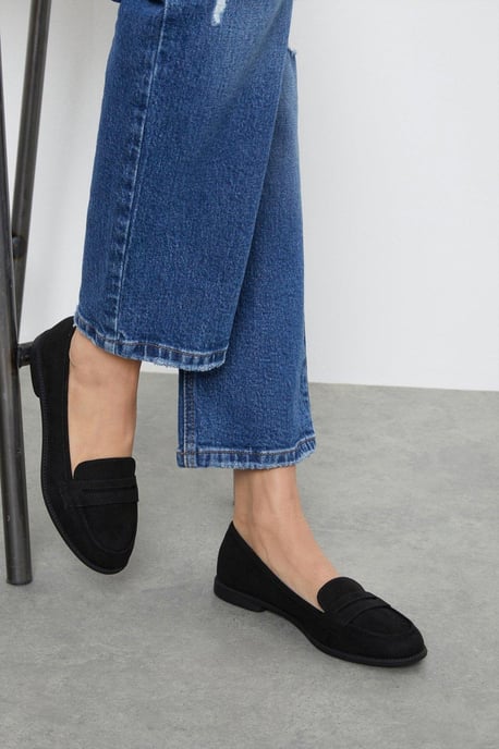 Wide Fit Lara Penny Loafers - Image 1