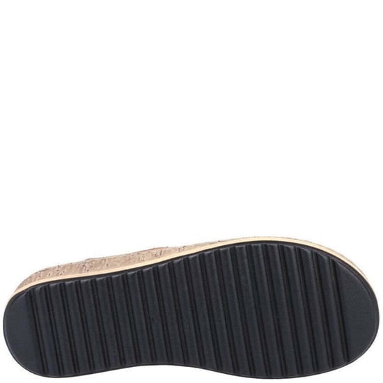 Hush Puppies - Damen Sandalen "Elissa", Wildleder (Braun/Cremefarbe) - Image 4