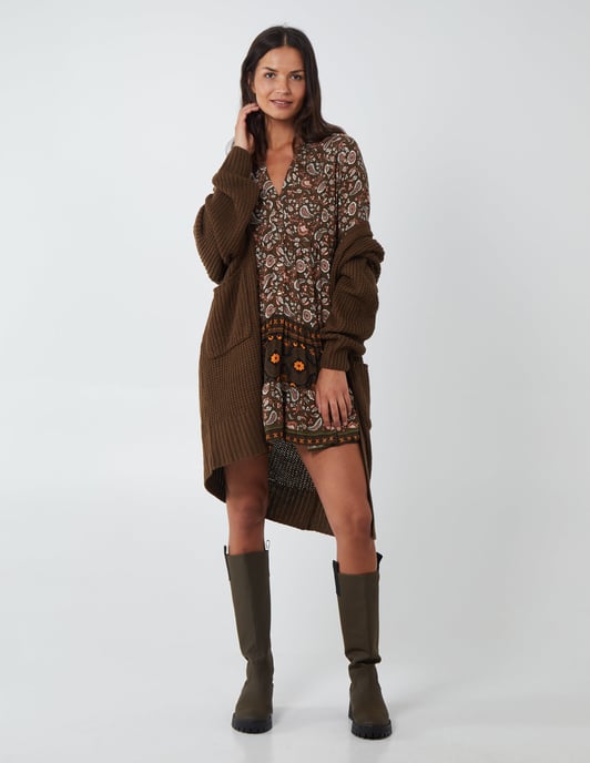 Paisley hilow hem smock tunique - Image 2