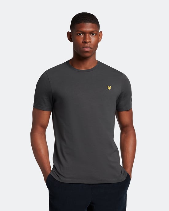 Lyle & Scott Einfarbiges T-Shirt in Grau - Image 1