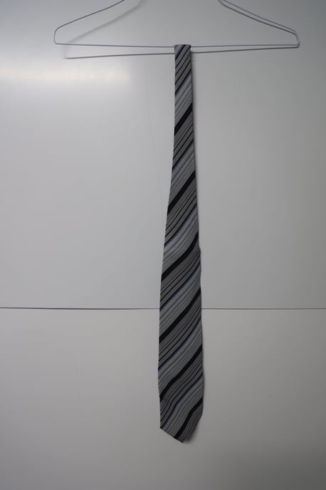 Giorgio Armani Gestreifte Krawatte aus mehrfarbigem Seidenstoff - Image 6