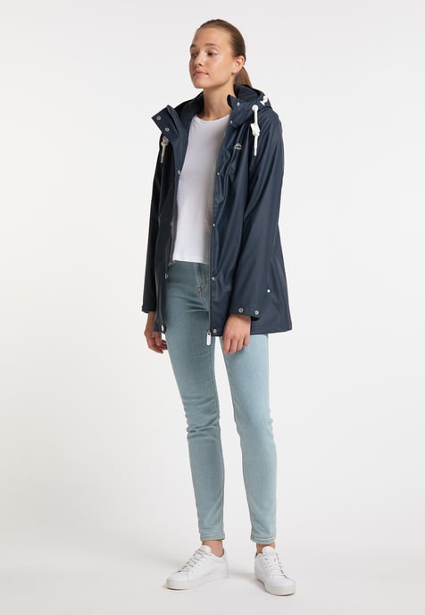 ICEBOUND Serie urbaner Regen 3 in 1 Regenjacke Damen Marine - Image 2