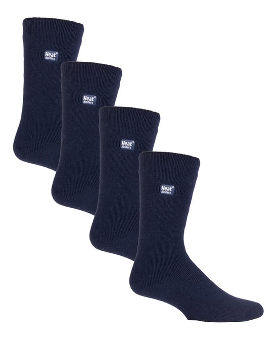 Heat Holders Ultra Lite - 4 Paar Multipack Mens Thermal Socks | Ultra Thin Warm Socks for Dress Socks in Winter - Navy - Image 1