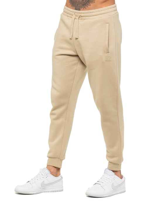 Enzo | Mens Joggers Regular Fit - Stone