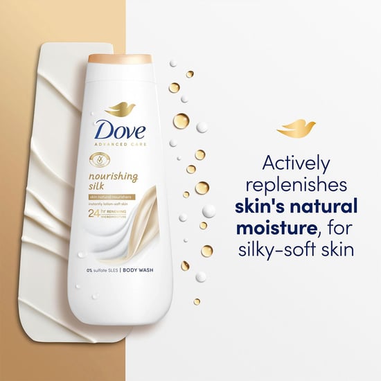Dove Advanced Care Body Wash Nourishing Silk 24H Renewing Micromoisture, 4x225ml