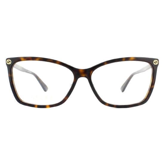 Gucci Cat Eye Dark Havana Womens  Glasses Frames