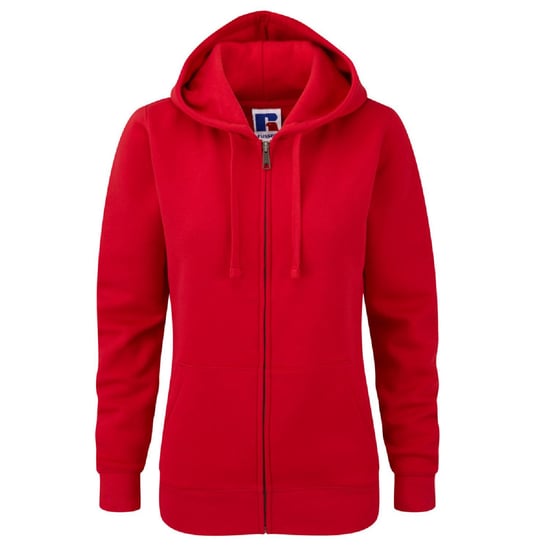Russell Damen Kapuzenjacke, 3lagig (Rot) - Image 1