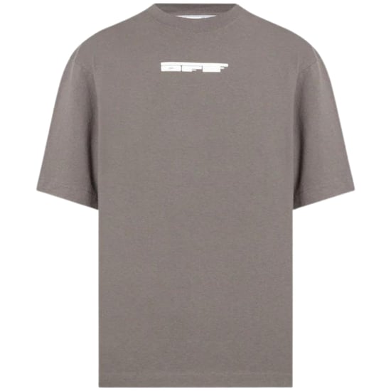 Off-White Teddy Arrow Logo Over Skate Fit Steel Iron T-Shirt