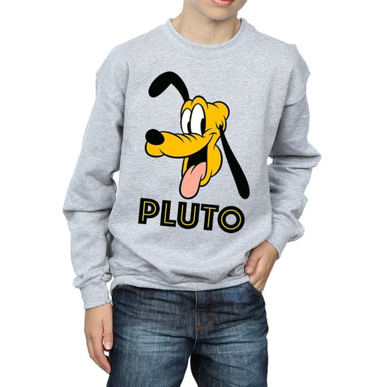 Disney Boys Pluto Face Sweatshirt (Sports Grey)