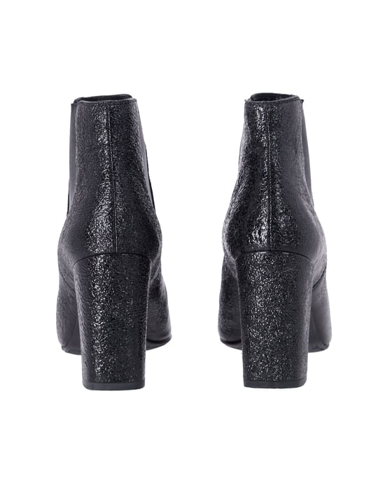 Saint Laurent Hohe Chelsea-Stiefel aus schwarzem Leder - Image 2