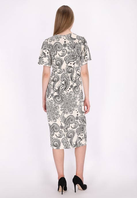 Dreimaster Dress women marine white