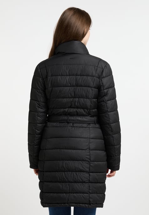 Dreimaster Wintermantel mit Wattierung Damen schwarz - Image 4
