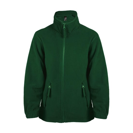 SOLS Kinder Fleece Jacke North (Wald Grün) - Image 1