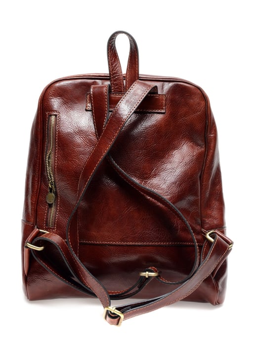 Anna Luchini SS22 AL 3132 Marron Cuir de vachette Sac - Image 2