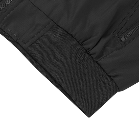 Herren Bomberjacke mit Stehkragen, ¨¹bergangsjacke f¨¹r den Herbst, l?ssige Sportjacke Schwarz - Image 6
