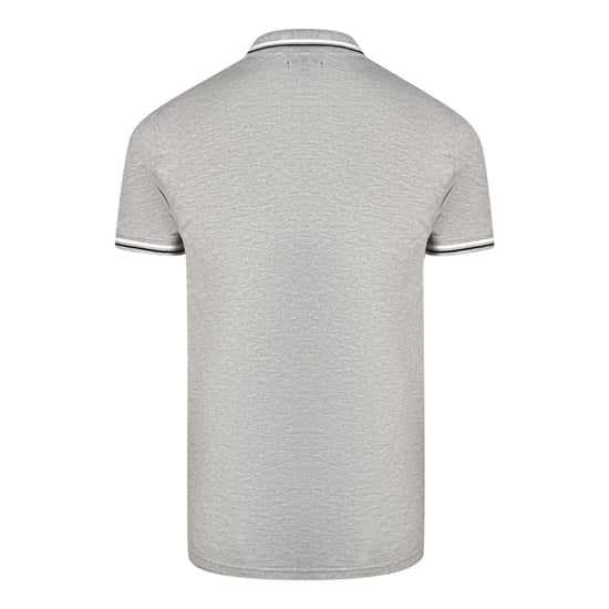 Cavalli Class Zwillingskragen Polo-Shirt Grau - Image 2