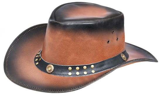 Australischer Rauch Westernstil Cowboy Outback Echtleder Aussie Buschhut - Image 1
