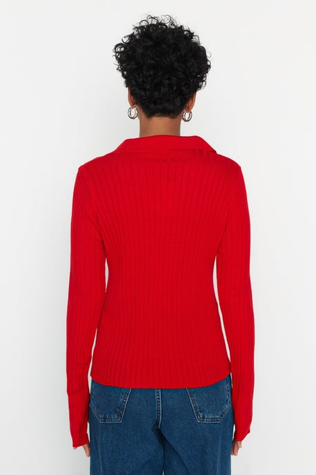 Trendyol Damen Unifarben Pullover - Image 5