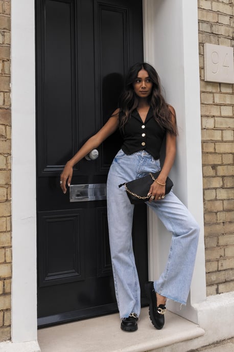 Black Buttoned Waistcoat - Image 3