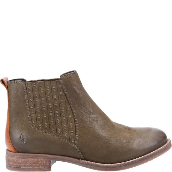 Hush Puppies Womens/Ladies Edith Leather Chelsea Boots (Khaki)