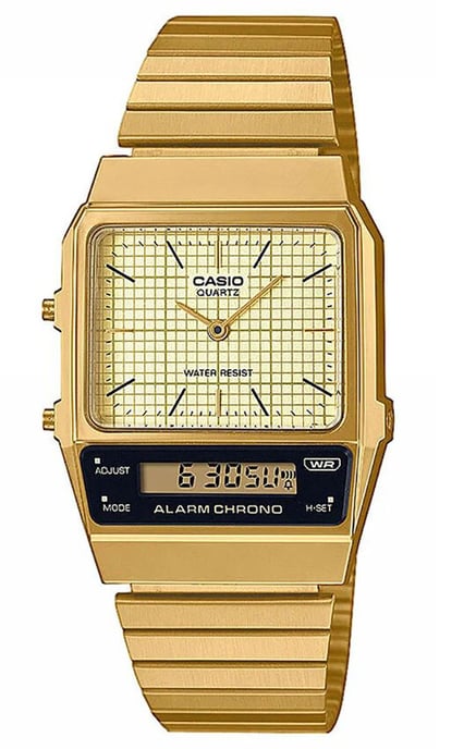Casio Casio Collection Vintage Gold Herren Armbanduhr AQ-800EG-9AEF - Image 1