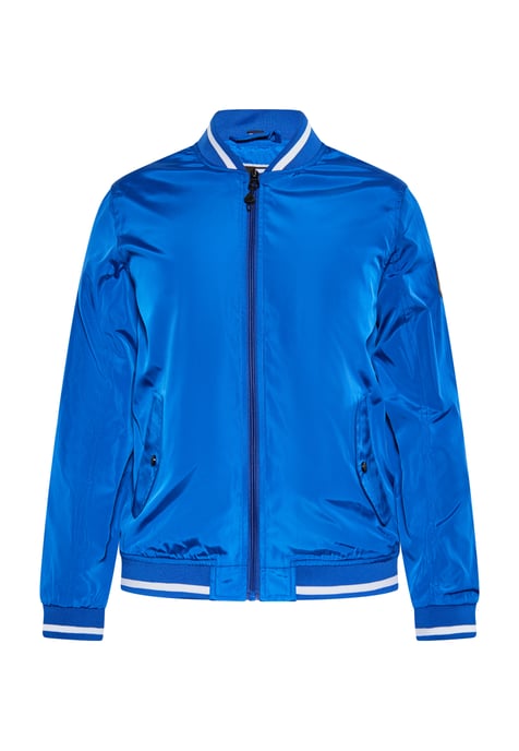 Schmuddelwedda Collegejacke Herren KÖNIGSBLAU - Image 1