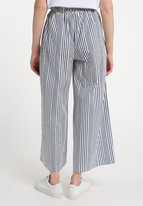 Dreimaster Culotte Damen Wollweiß/Marine - Image 4
