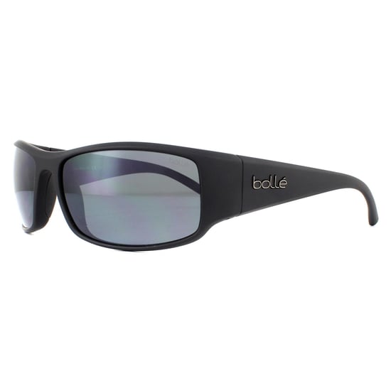 Bolle Sonnenbrille King 12573 Matt Schwarz TNS Grau Polarisiert - Image 2