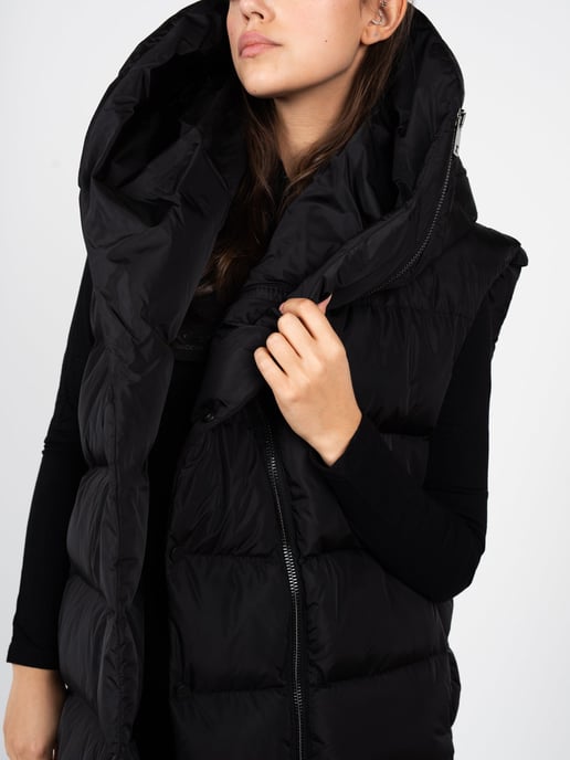 La Haine Inside Us Weste Down Vest Unisex Damen schwarz - Image 5