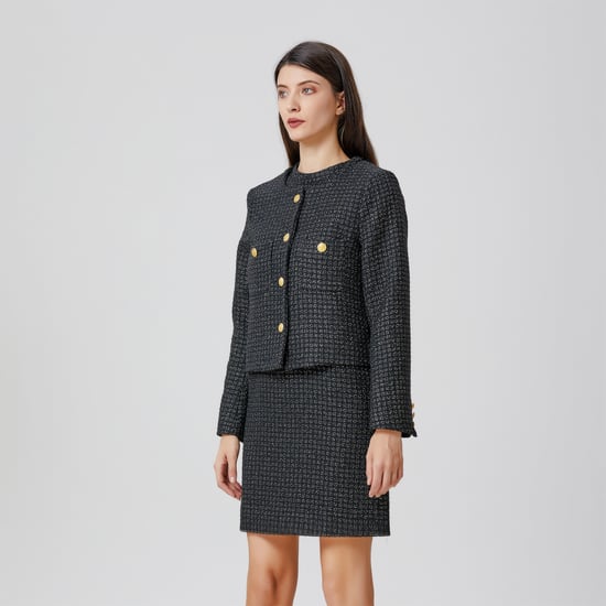 Tweed-Blazer-Aufnäher mit Taschen - Image 5