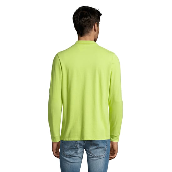 SOLS - "Perfect" Poloshirt für Herren Langärmlig (Apfelgrün) - Image 2