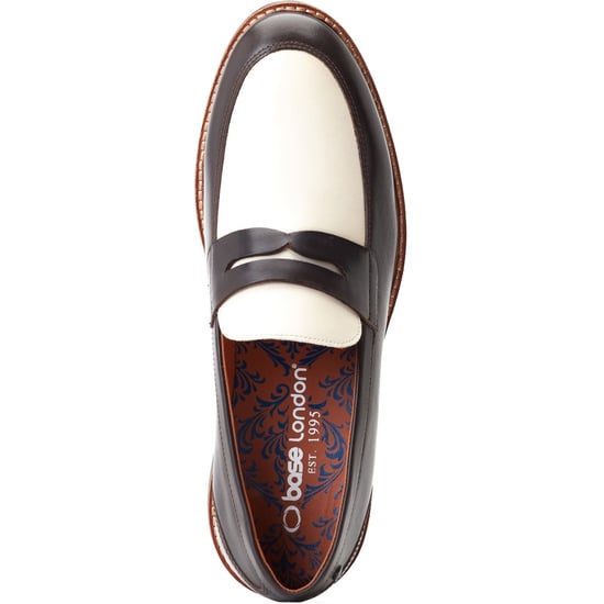 Base London Sid Leder Herren Braun/Beige Loafer - Image 4