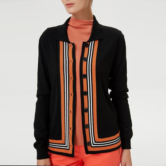 Strickjacke mit kontrastierenden Kanten - Image 4