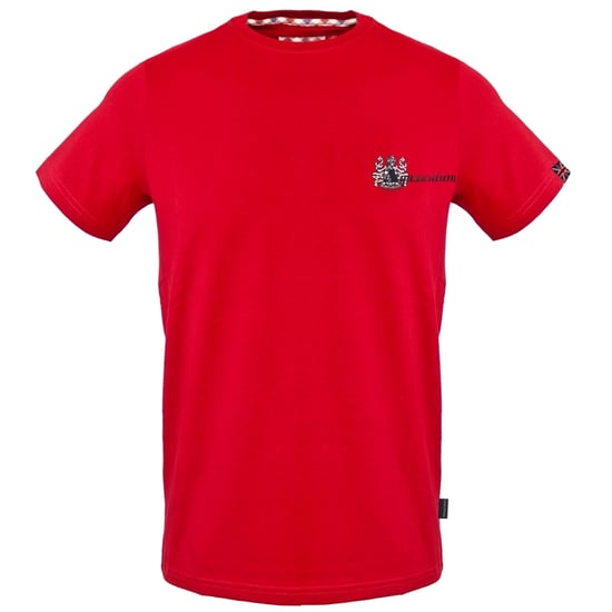 Aquascutum Small Aldis Chest Logo Red T-Shirt