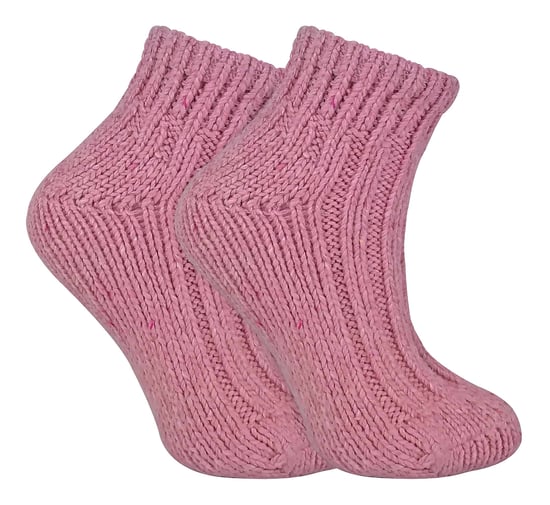 Sock Snob Damen-Stiefelettensocken aus grober, gerippter Wolle mit niedrigem Schnitt - Image 1