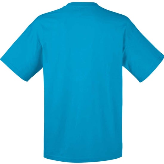 Fruit Of The Loom Valueweight T-shirt für Männer mit V-Ausschnitt, kurzärmlig (Azurblau) - Image 2