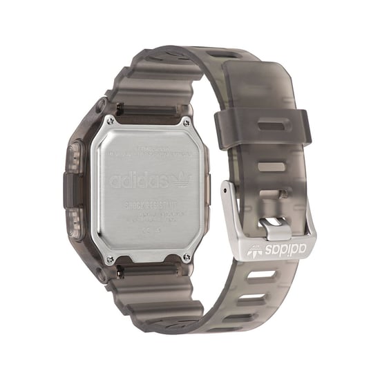 Adidas Originals Digital One Gmt Unisex Grau Uhr AOST22554 - Image 3