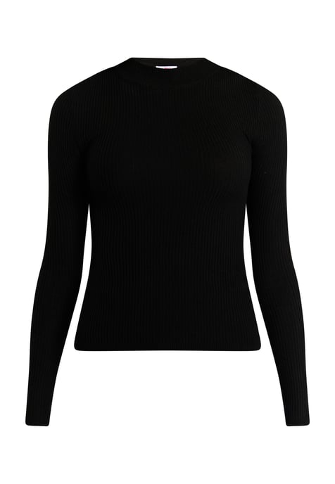 Mymo Strickpullover Damen schwarz - Image 1