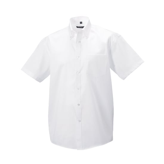 Russell Collection - "Ultimate" Hemd für Herren kurzärmlig (Weiß) - Image 1